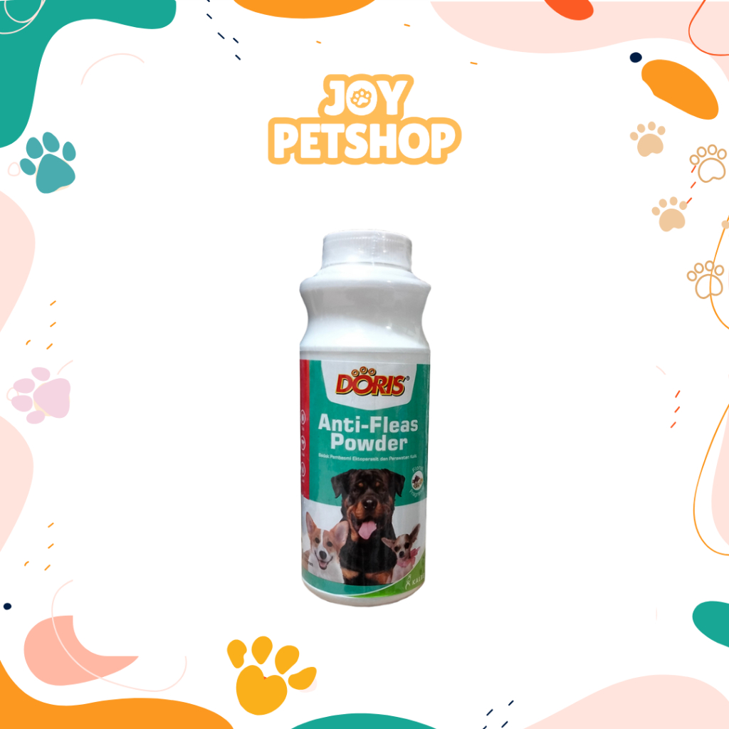 Doris Anti Fleas Bedak Kutu Anjing 100 gr - Bedak Kutu Anjing