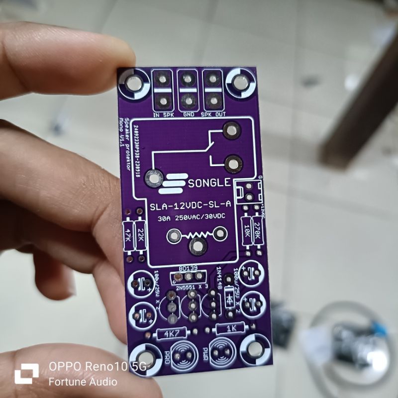 Pcb protector speaker mono double layer Pcb protektor spiker dobel layer