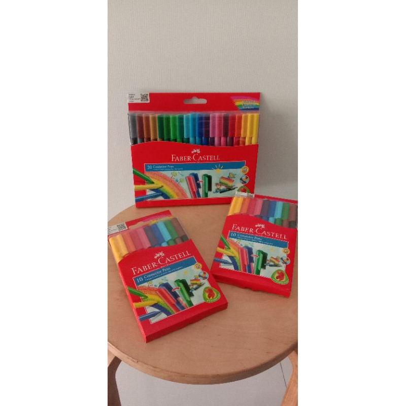

Spidol Warna/Pen Spidol connector Faber Castell 10Pcs