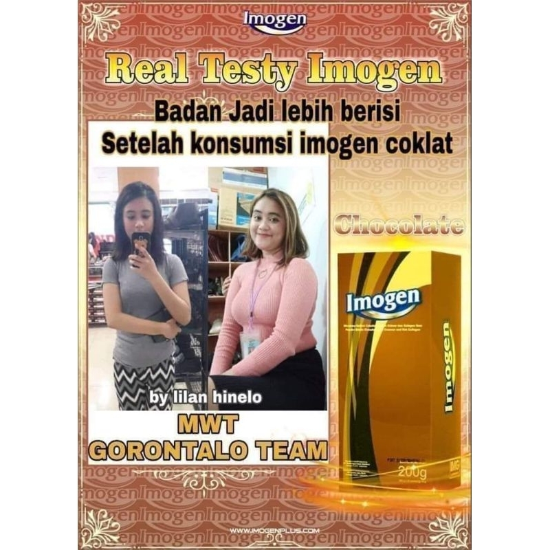 

IMOGEN COKLAT (1 Box 30 sachet) PENAMBAH BERAT BADAN