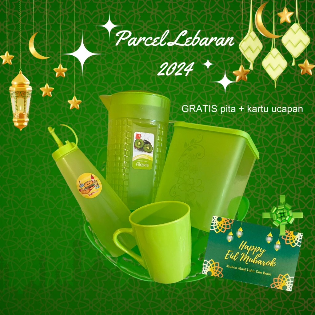 

Parcel Lebaran 2024 Toples, Teko, Keranjang Buah dan Barang Rumah Tangga Hampers Lebaran Bingkisan Sembako