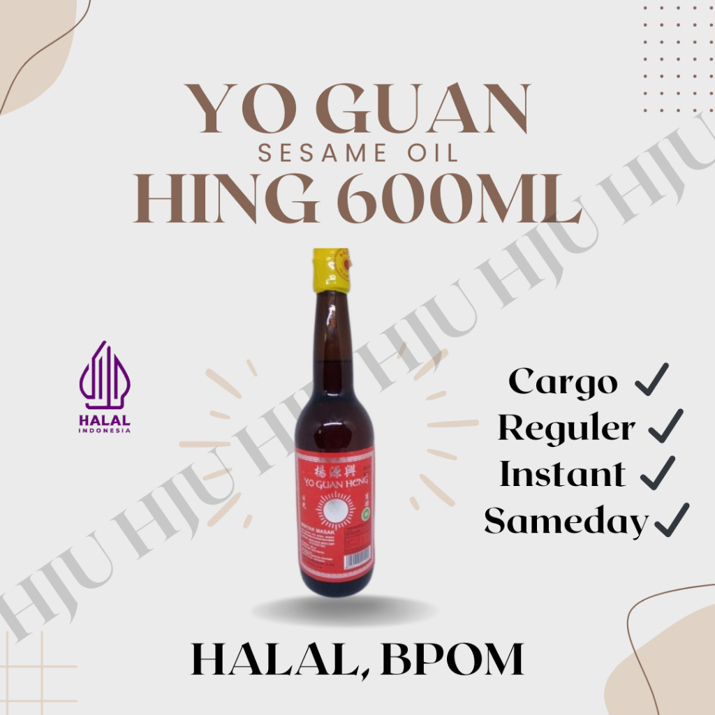 

Minyak Wijen Yo Guan Heng 620ml (Yo Guan Heng Matahari)