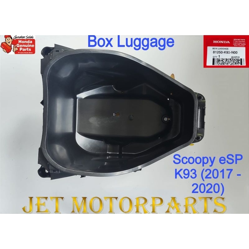 81250K93N00 Box Bagasi Scoopy New Esp 2017-2020 Ori Honda AHM