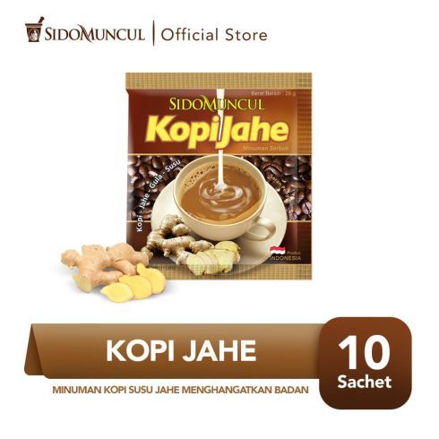 

SIDOMUNCUL KOPI JAHE Isi 10 Sachet