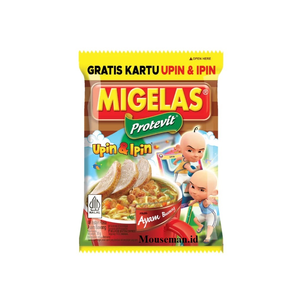 

MIGELAS Protevit Mi Instan Mie Gelas Rasa AYAM BAWANG 30gr