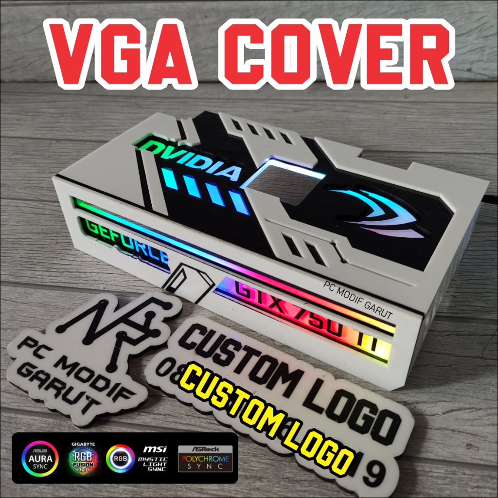COVER VGA VURRION GTX 750TI CUSTOM LOGO