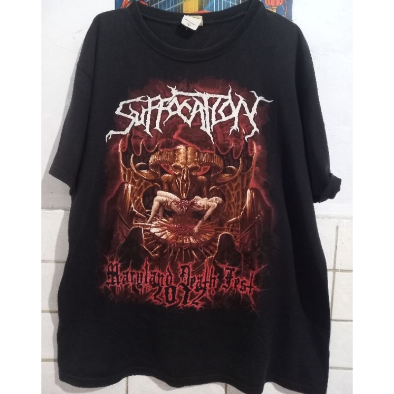 Tshirt Official Suffocation - Maryland Deathfest 2012 - L
