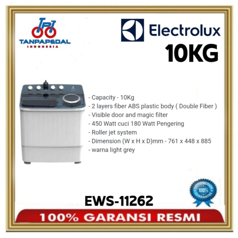 mesin cuci electrolux 10KG EWS-11262