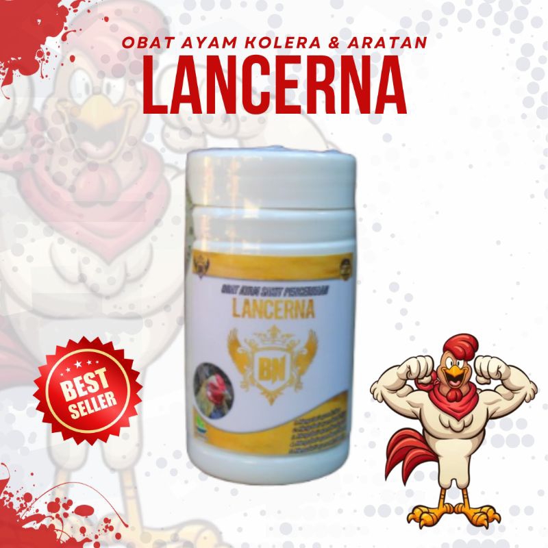 Obat herbal ayam sakit pencernaan kolera berak hijau berak kapur berak bening berak darah LANCERNA