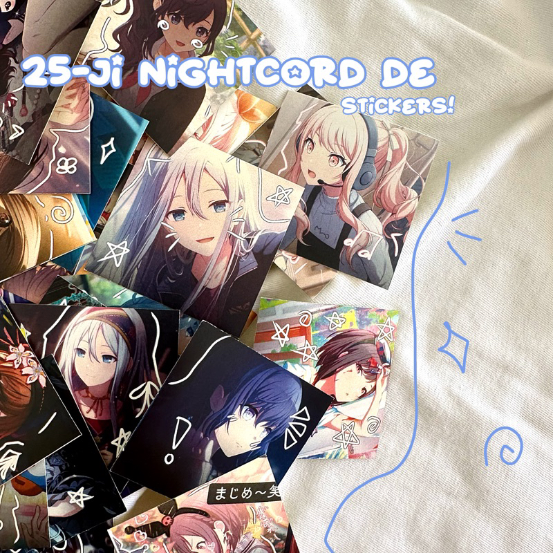 

25-ji sticker set | project sekai (mizuki, mafuyu, ena, kanade)