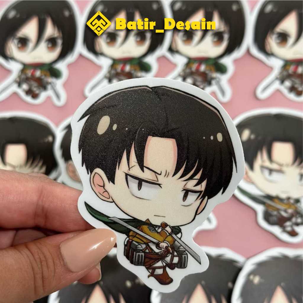 

STIKER PACK ATTACK ON TITAN SNK Shingeki no Kyojin UNTUK HP LAPTOP MOTOR MOBIL KULKAS MEJA HIASAN DECAL ISI 40PCS (Kode 1)
