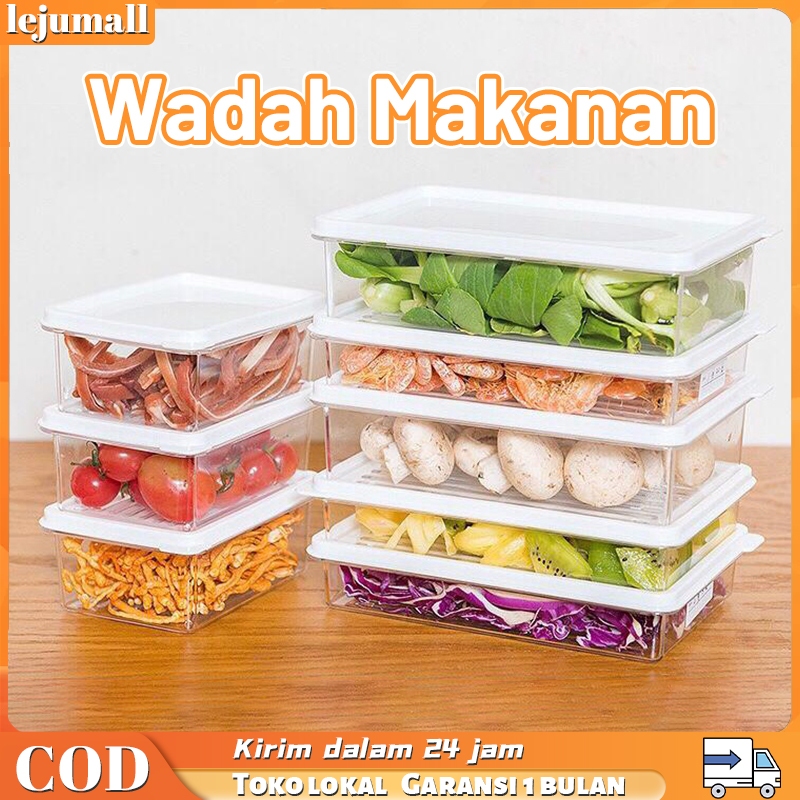 Lejumall Kotak Penyimpanan Kulkas Wadah Makanan Kotak Makanan Kotak Penyimpanan Makanan Food Storage