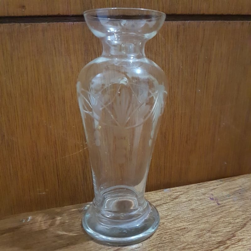 Vas Kaca Tiup Potong handmade