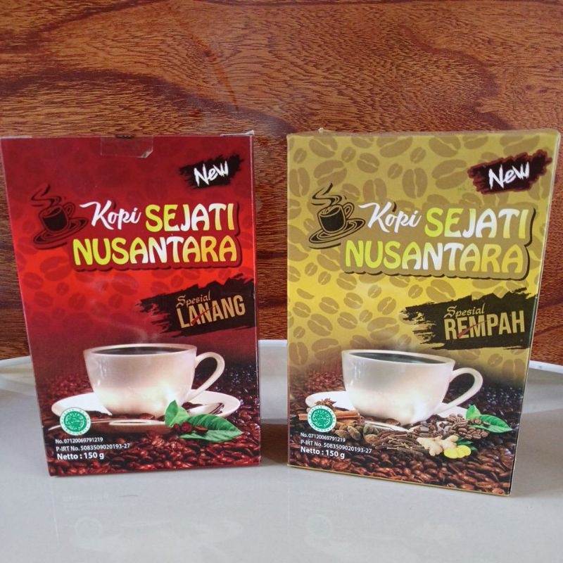 

KOPI SEJATI NUSANTARA LANANG DAN REMPAH HARGA 1 BOX ISI 15 SACHET 100% ORIGINAL