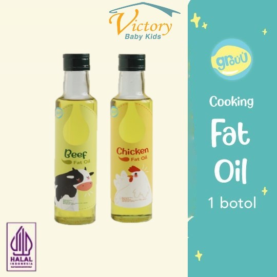 

Grouu - Fat Oil / Minyak Lemak - MPASI BB Booster (Chicken Fat, Beef Fat)
