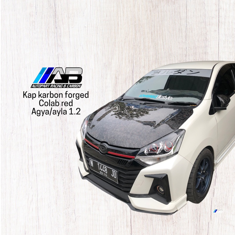 Paketan kap mesin dan spoiler agya/ayla
