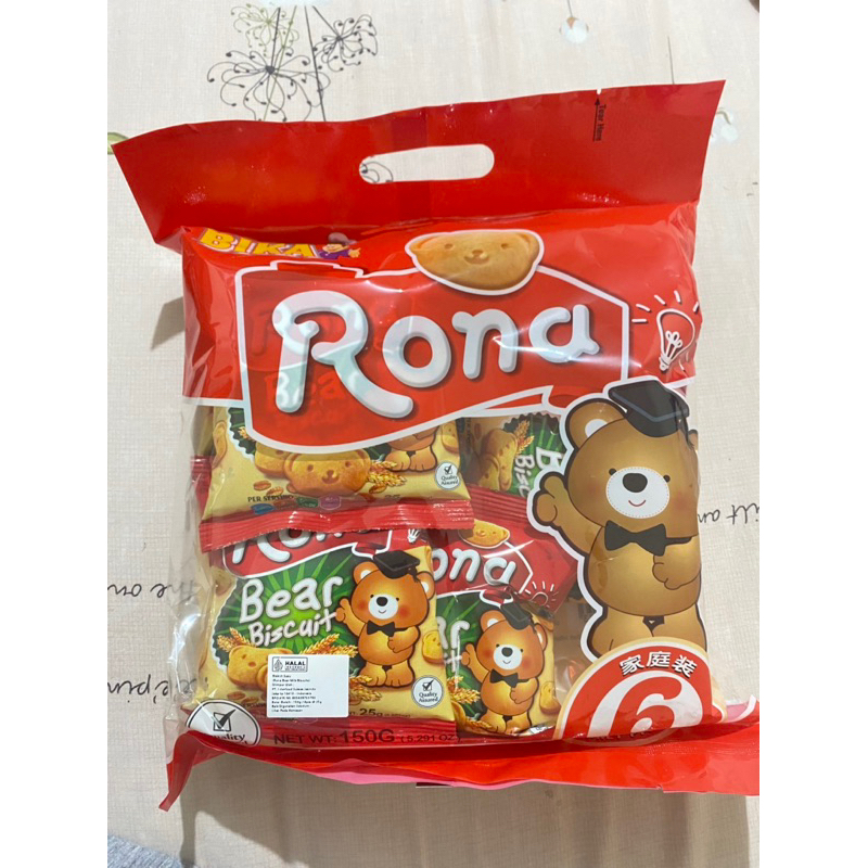 

BIKA RONA biskuit bear cokelat susu vanila SATUAN