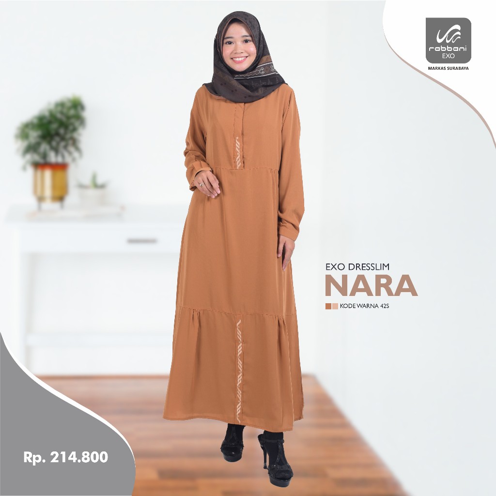 GAMIS MURAH EXO NARA RABBANI ORI