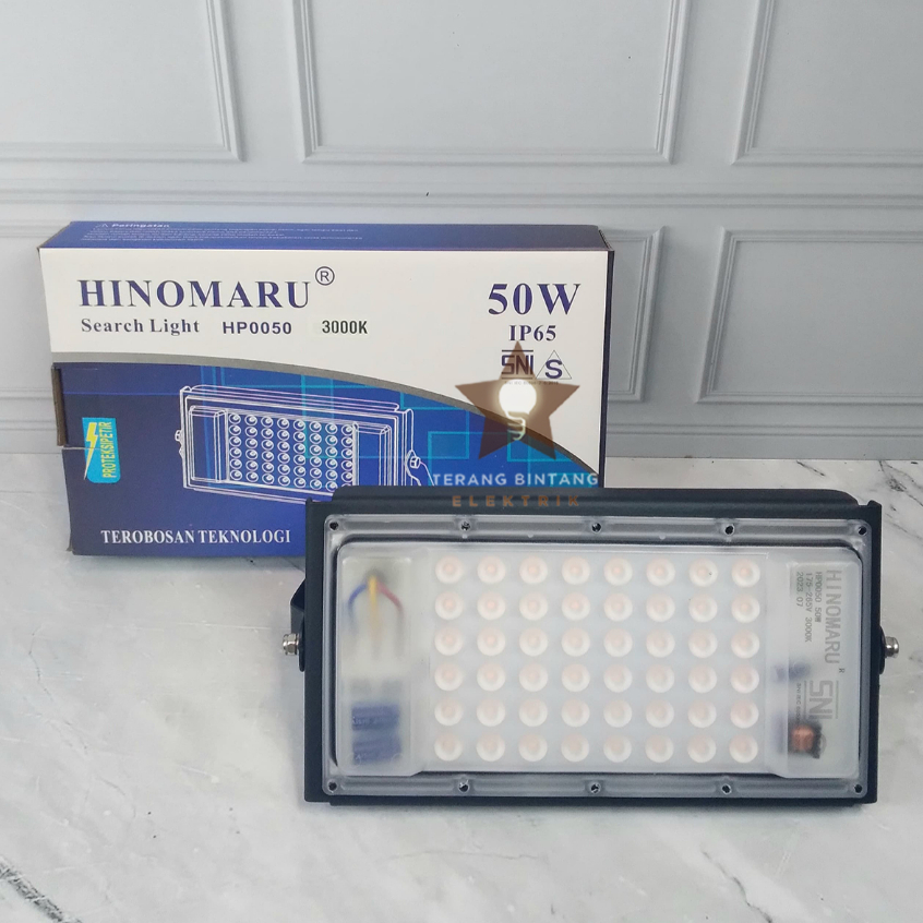 Lampu sorot Led Flood Light Hinomaru 50 watt putih / warm white