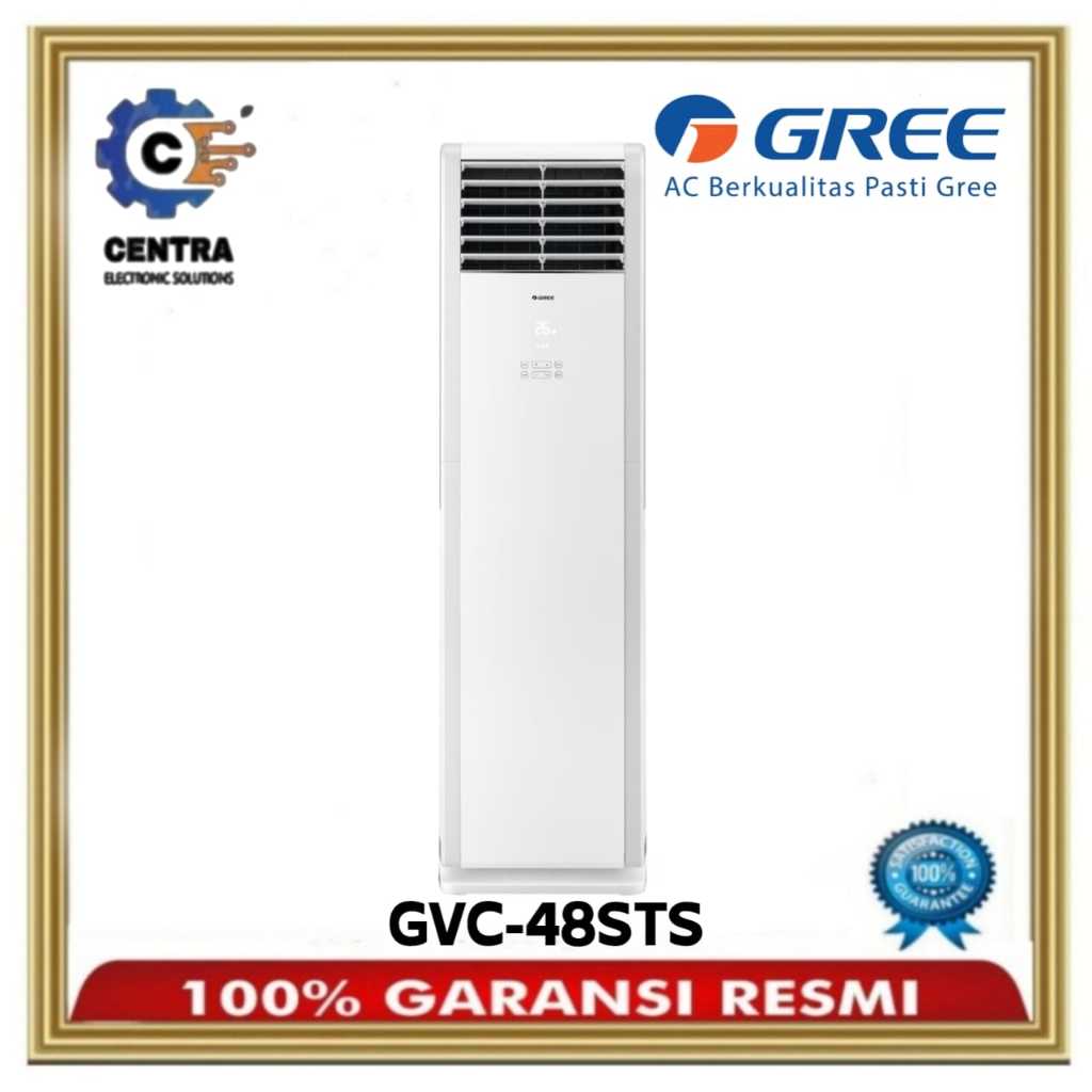 AC Floor Standing Gree 5PK GVC48STS (S) Non-Inverter STS Series UNIT ONLY GARANSI RESMI