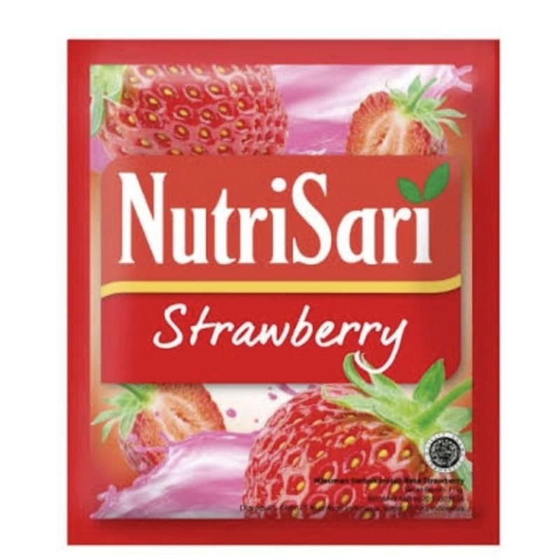 

Nutrisari Strawberry 1 Renceng / Nutri Sari 10 Sachet / Sashet / Pcs