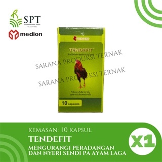 MEDION TENDEFIT 10 KAPSUL WINNER OBAT AYAM ADUAN LAGA TURUN URAT
