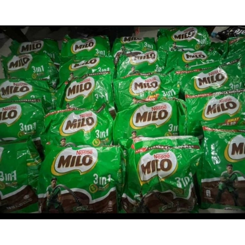 

milo malysia ori 100℅ 18 + 3 stik 21 stik tidak asli balikan saja