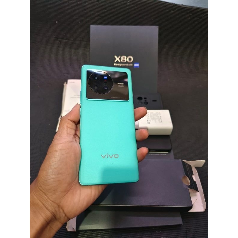 Vivo X80 12/256gb Biru/Hitam Garansi Resmi Vivo Cod bandung Bisa