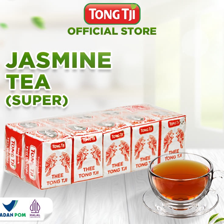 

Terlaku Tong Tji Super Jasmine Tea 4 gram Teh Seduh harga per slop