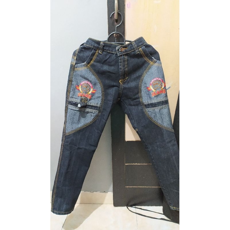 celana jeans anak laki-laki preloved original 8-10 tahun