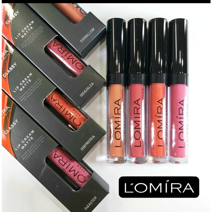 Lip Cream Matte Lomira - Bisa Pilih Warna