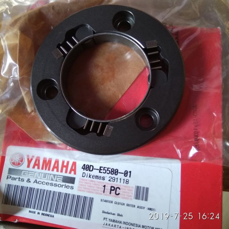 STARTER CLUTCH OUTHER ASSY / ONE WAY / PELOR STARTER YAMAHA JUPITER Z ROBOT LEXAM ASLI ORIGINAL / 40