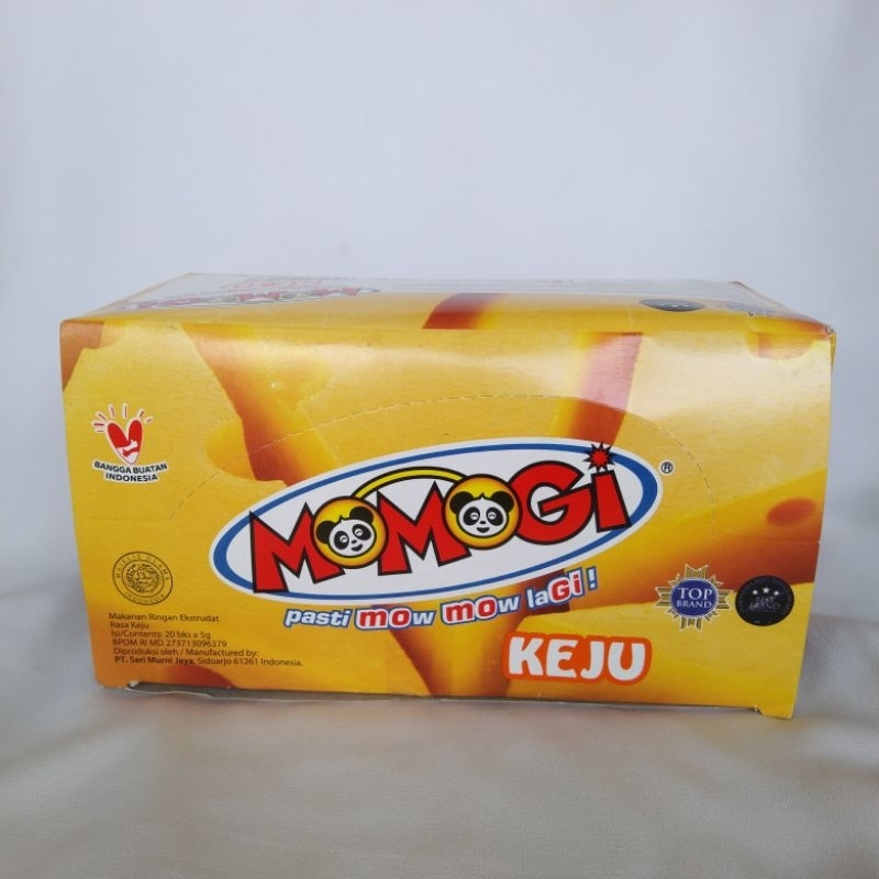 

momogi 1 box isi 20pcs Snack stick momogi rasa keju