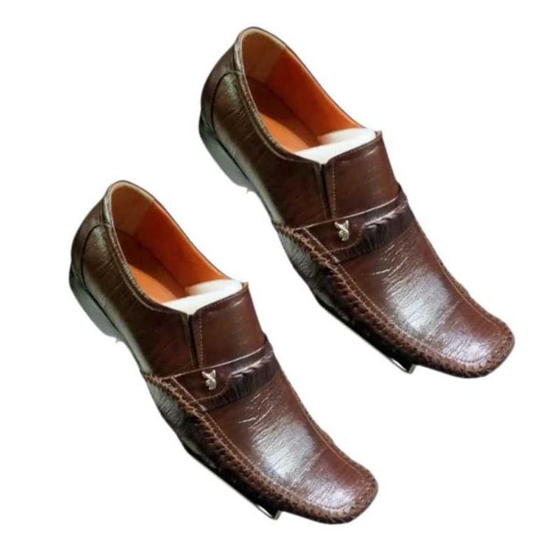 Sepatu Pantofel Pria Kulit Asli - Formal Cowok Playboy Kerja | Sepatu Pantopel Oxford Awet,Nyaman