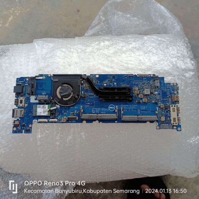 MOTHERBOARD LAPTOP DELL Latitude 7490 E7490 CPU/8350U I7 8650U NORMAL