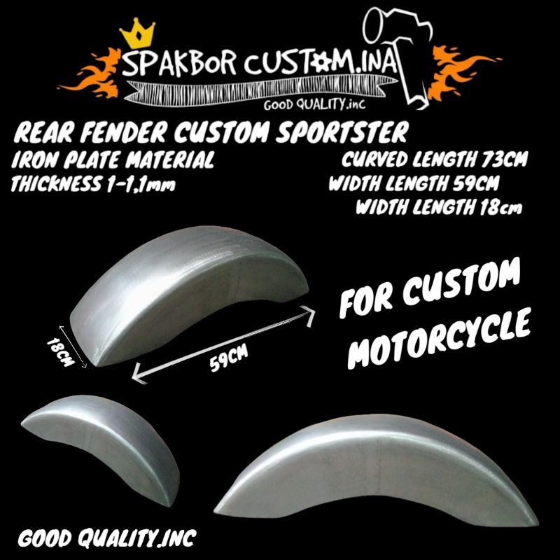 spakbor Benelli pe250,spakbor belakang Benelli,spakbor belakang custom Bobber,spakbor belakang chopp