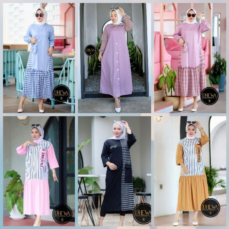 SHILA MIDI DRESS BY DHEWA