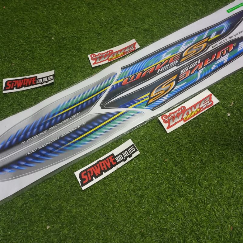 Striping Wave 125 Bahan Kodak Paper Original Thailand Wave 125 Supra 125
