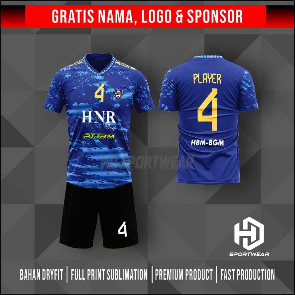 Jersey Fafage Banua 2023/24 Premium Free Nickname & Logo