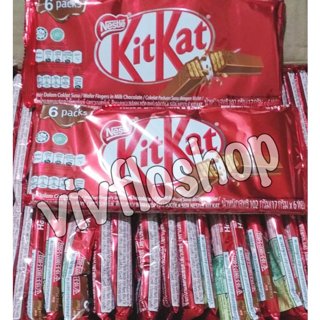 

COD Nestle Wafer Coklat KitKat 2 fingers isi 6 6x2 fingers 12 gram Kit Kat