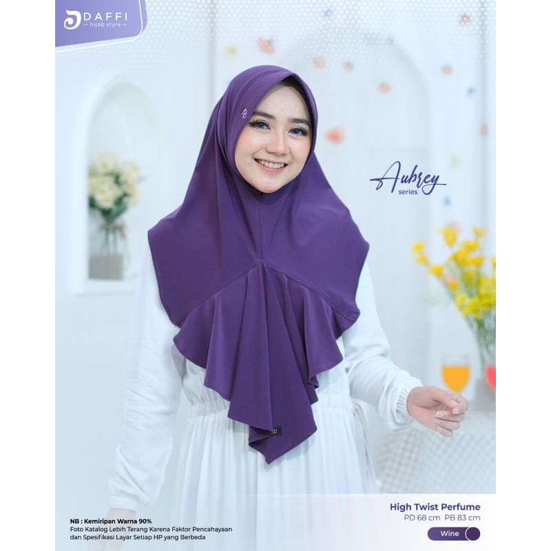 BERGO AUBREY ORI DAFFI TERBARU HIJAB INSTAN JERSEY JILBAB MURAH PREMIUM GROSIR ECER