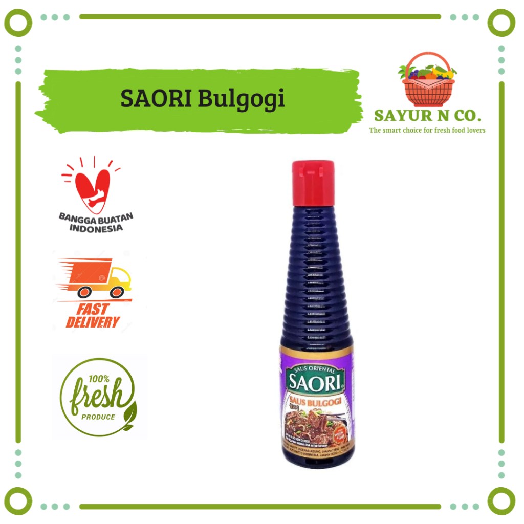 

Saori Saus Bulgogi Botol 133ml | Sayur N Co Bekasi