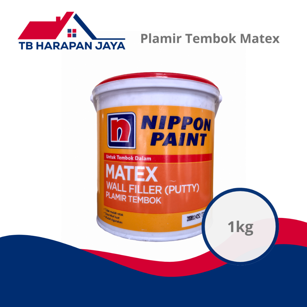 Plamir Tembok Nippon Paint Matex - Plamir Matex 1 kg