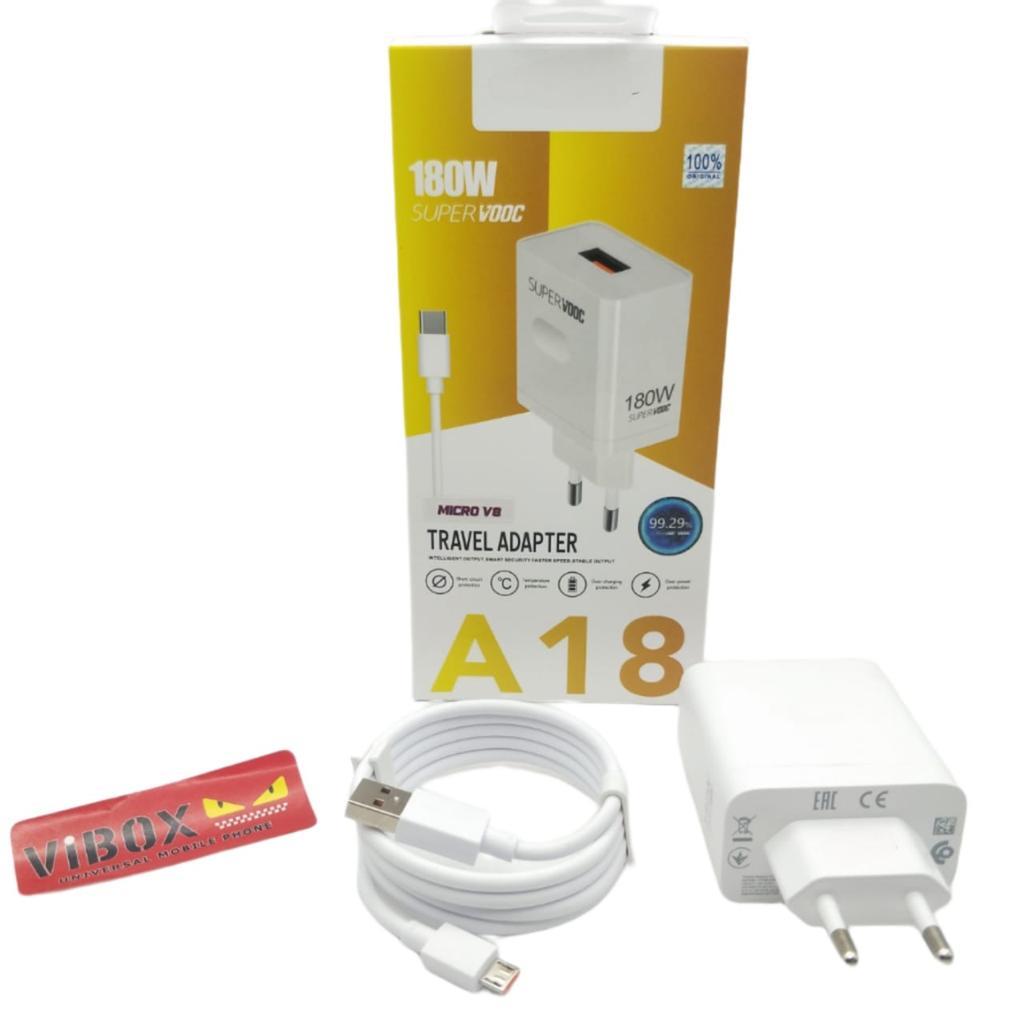 Charger opo A18 5G 180W Ori Support FastCharging kompatible semua hp smartphone android PROMO COBOX 