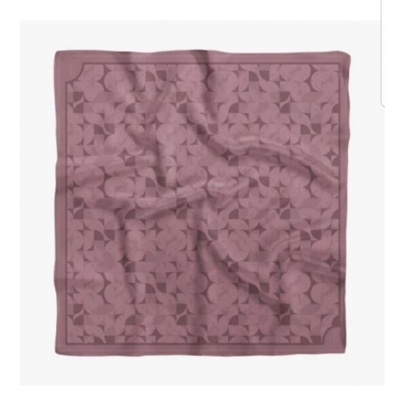 PRELOVED | LbyLCB - hijab Laudya cynthia bella - Feyre monogram scarf - mauve