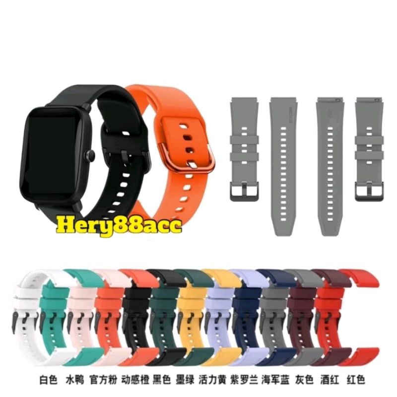 Strap Smartwatch Amazfit GTS 2 Mini Rubber Tali Jam Tangan