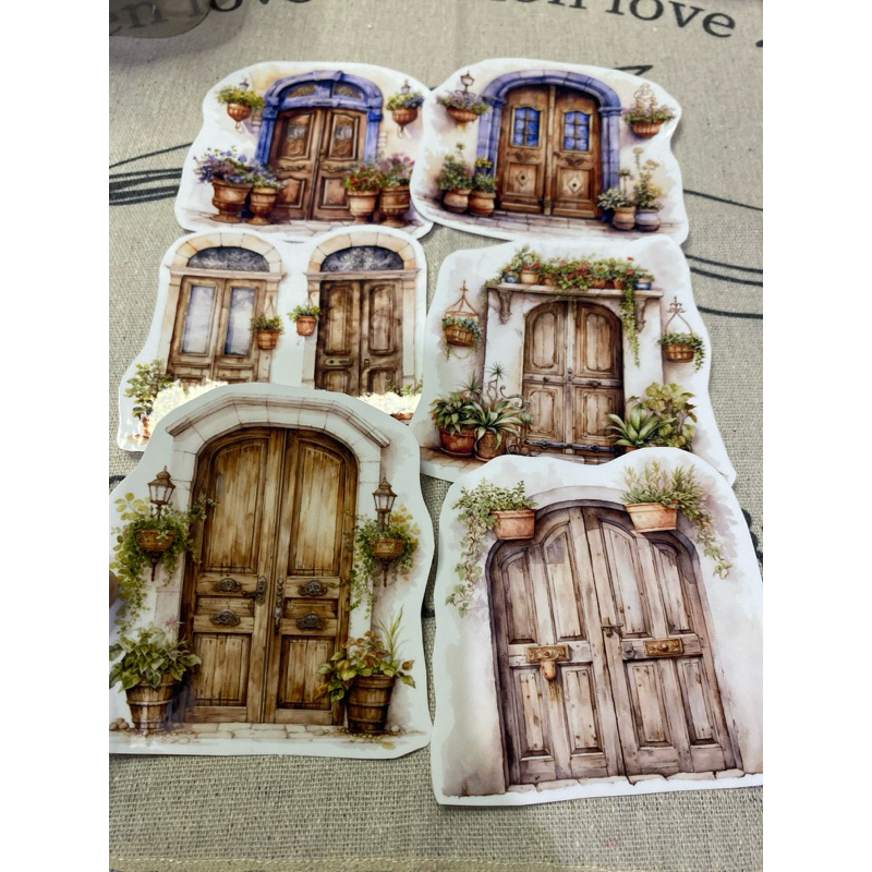 

Antique Door Stiker