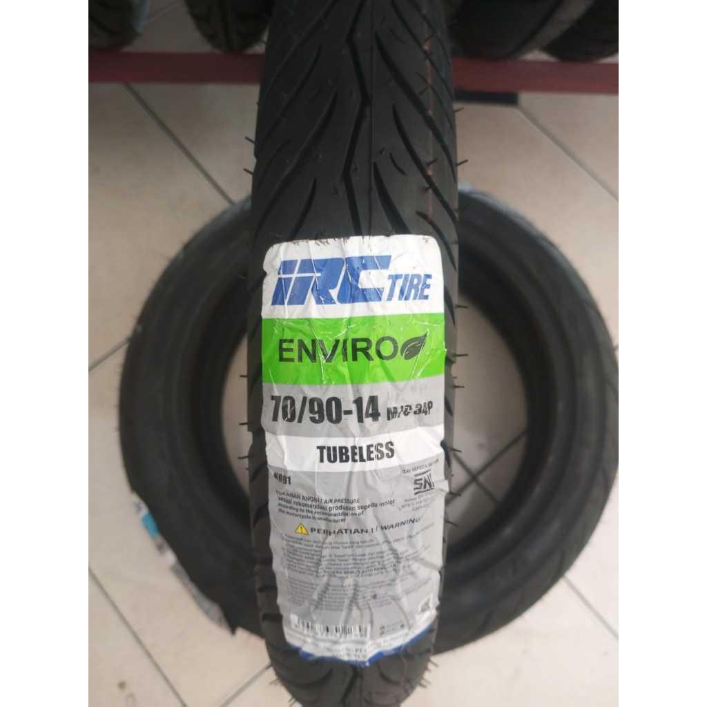 BAN IRC ENVIRO 70/90-14 TUBELES