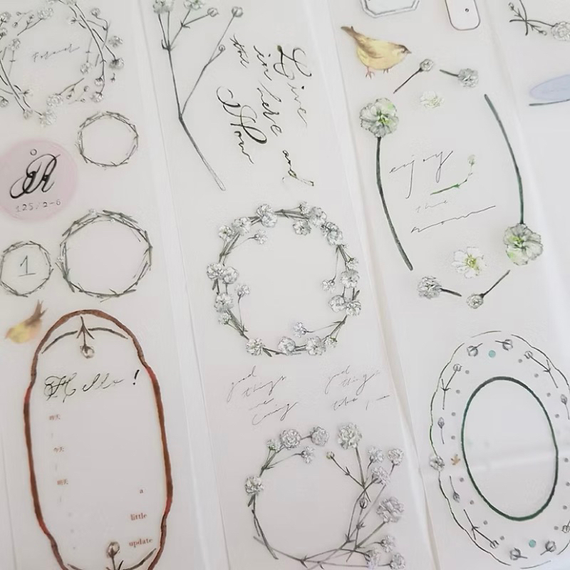 

[Sample] Ursulaloft PET Tape and Washi Tape