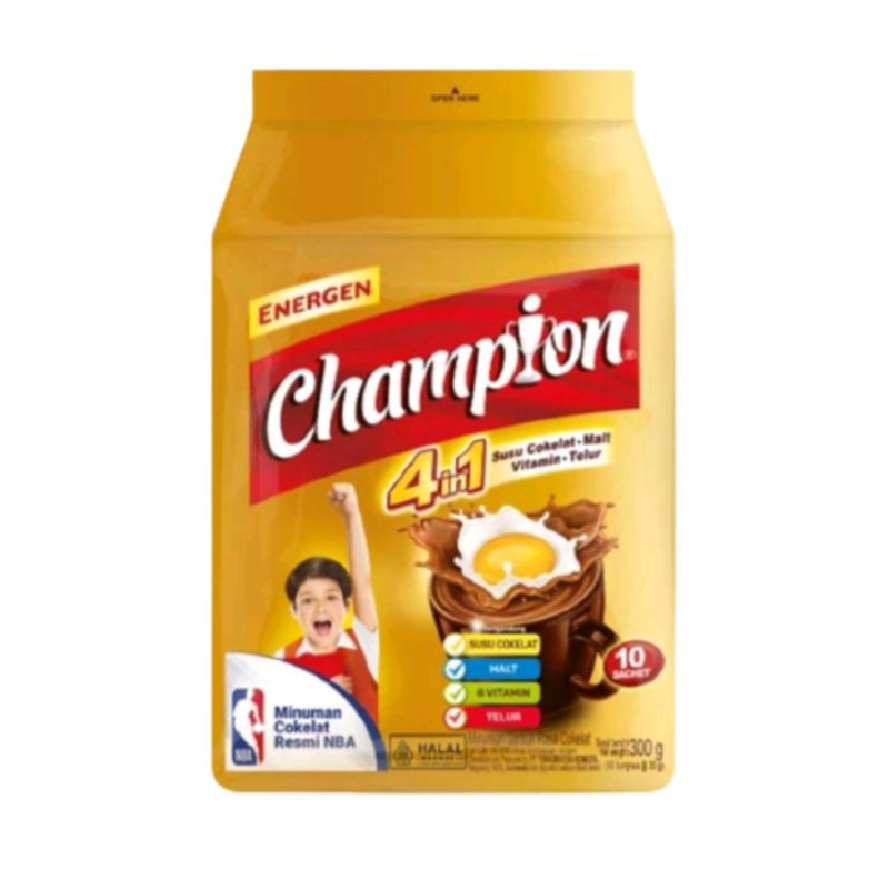 

Energen Champion Sereal Instan 4 in 1 10 x 30gr